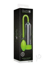 Ouch Classic Penis Pump Glow in the Dark - Green