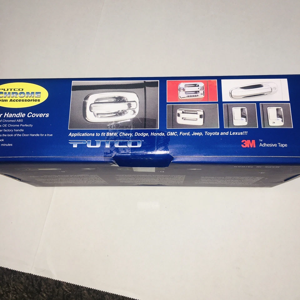 Cubiertas de manija cromadas de 4 puertas Putco Cadillac Escalade esv ext gmc yukon 400033 Foto 2 de 4