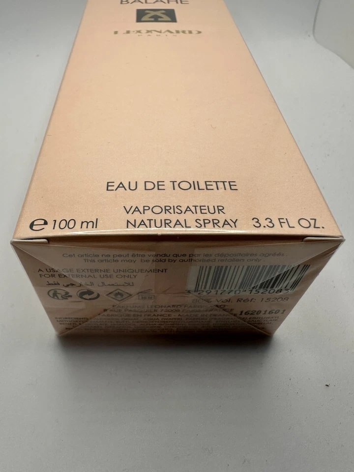 EAU DE BALAHE LEONARD PARIS EAU DE TOILETTE SPRAY 100ML NEU& OVP& IN FOLIE DAMEN - Bild 2 von 3