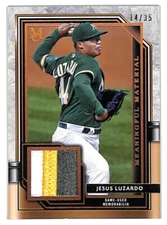 2021 Topps Museum Jesus Luzardo 14/35 prime patch card Athletics