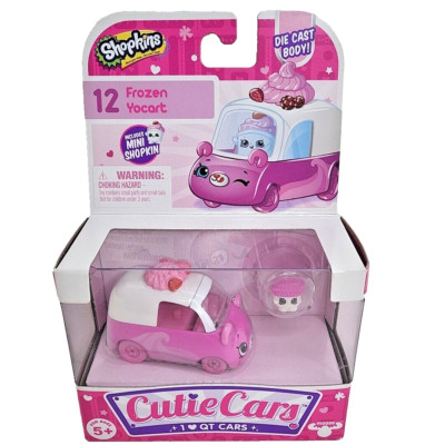 Shopkins 1st Series Cutie Cars Frozen Yocart - #12 Brand NEW In PACKAGE