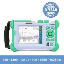 Optical Fiber OTDR SM&MM&PON OTDR 850/1300/1310/1550/1625nm,Reflectometer 150km