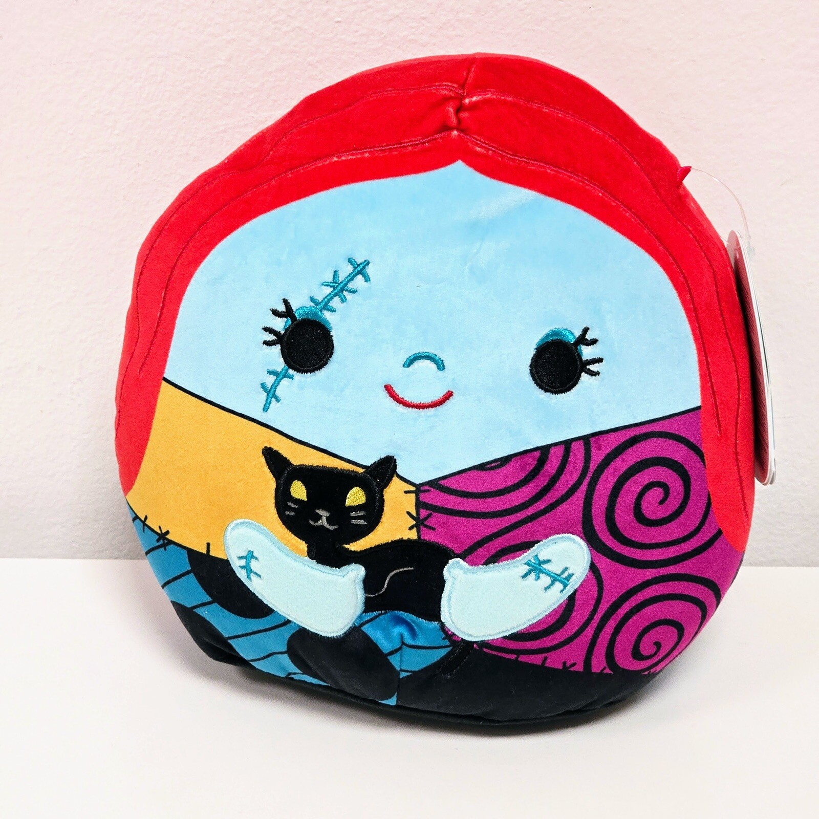Squishmallows Disney Nightmare Before Christmas 8"" Plush Sally With Black Cat