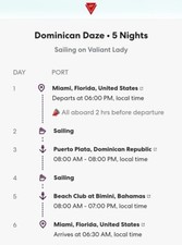 Virgin Voyages - 12/15 - 12/20 - Dominican Daze - 5 Day Balcony With Sailor Loot