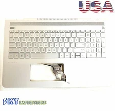 HP Palmrest TOP COVER KEYBOARD 15-CC593M 15CC 928951-001 AEG74U00210 Non Backlit