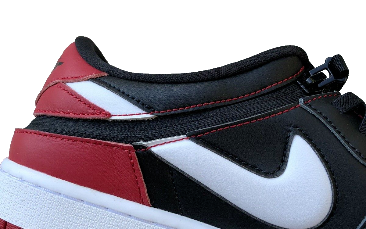 Nike Air Jordan 1 FlyEase Black Red White Court Shoes DM1206-066