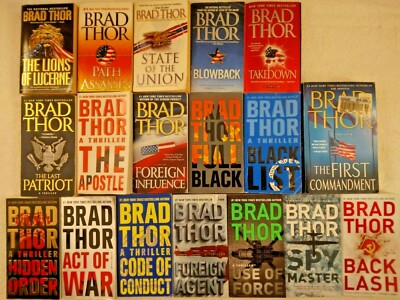 Random Mixed Pick Lot Brad Thor PB Book 