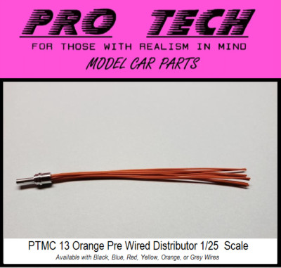 PTMC 13 Orange Pre 8 Wire Aluminum Distributor 1:25 Scl LBR Model Parts PRO TECH