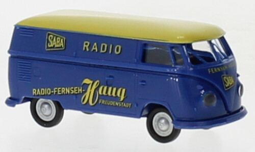 Brekina 32784 - 1/87 VW T1B Van, Saba Radio Haug, 1960 - New