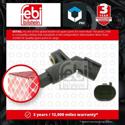 ABS Sensor fits VW PASSAT Front Left 88 to 97 Wheel Speed 1H0927807 1J0927803