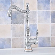 Chrome Single Handle/Hole Swivel Kitchen Faucet Bathroom Basin Mixer Tap 2sf678