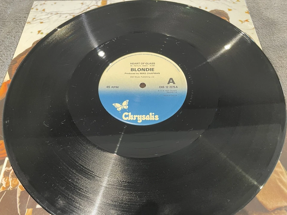 Blondie Heart of Glass (instrumental) 12" Vinyl record original 1979 pressing - Image 4 of 4