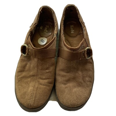 Keds Loafers Sz Springy Steps Buckled Fur Casual Comfy Lounge Winter  Womens