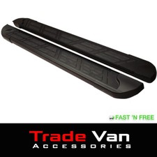 VW T5 & T6 SWB NITRO-PRO BLACK SIDE STEPS SIDE BARS RUNNING BOARDS 2003 ONWARDS