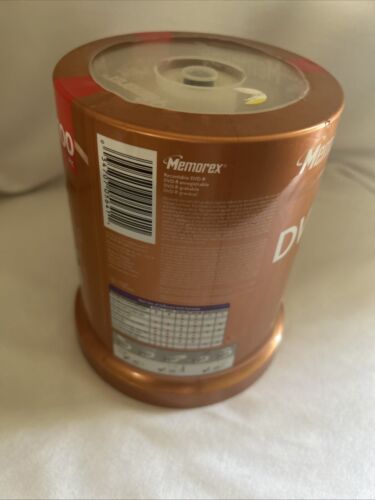 Memorex DVD-R Recordable Blank Disks 100pk !6 Speed 4.7GB New Sealed - Picture 2 of 2
