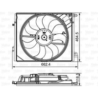 Valeo 696881 LüFter MotorküHlung FüR Renault Talisman Megane LP KP B9A M N