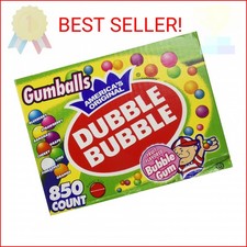 Dubble Bubble-Gumballs 1" in Diameter Variety Pack, 850 Gumballs