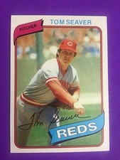 1980 TOPPS BASEBALL SET BREAK CARD # 500 Tom Seaver