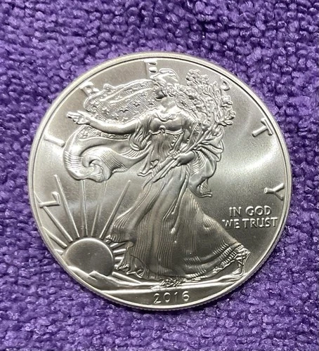 2016 American Eagle Silver Dollar Coin - 1 oz .999 Fine Silver