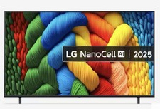 Image of 2025 LG NANO80 75 inch NanoCell AI 4K HDR Smart TV 75NANO80A6B