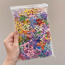 40 Pcs Colorful Star Hair Clips, Kawaii Metal Barrettes for Girls  Women