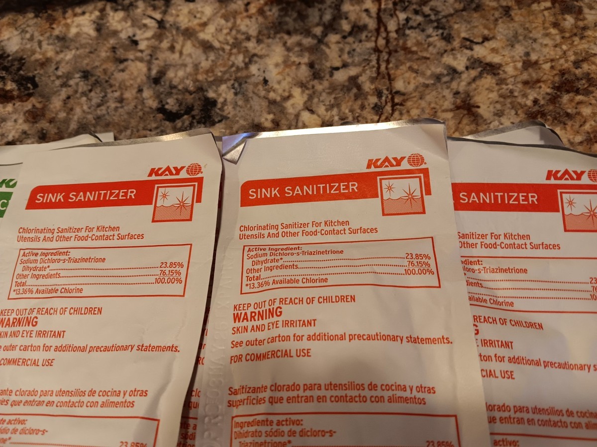 Kay-5 Sanitizer/Cleaner & Sink Sanitizer 10 pk Each | eBay