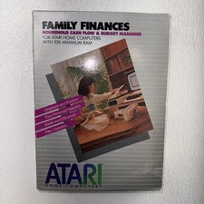 Family Finances for Atari home computers USED