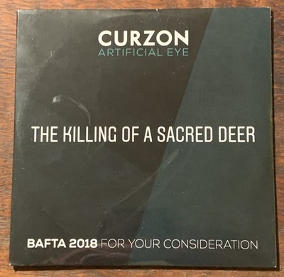 The Killing Of A Sacred Deer FYC DVD Curzon BAFTA 2018 NTSC New Sealed