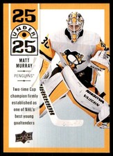 2018-19 Upper Deck 25 Under Matt Murray Pittsburgh Penguins #U25-23