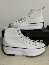 Converse Run Star Hike Hi White Black Gum 5 Men  s 6.5 Women  s