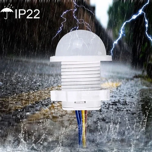 Interruptor Sensor Movimiento PIR para Luces LED 110V 220V Encendido Automático Paquete de 2 - Imagen 9 de 14