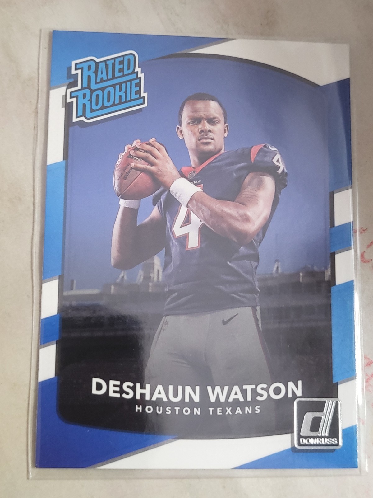 2017 Donruss Football Deshaun Watson Rookie # 345 Houston Texans