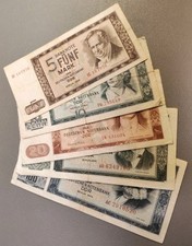 Banknoten 5-100 Mark 1964 DDR Komplettsatz (3)