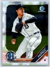 2019 Bowman Chrome Prospects Franklin Perez BCP-56 Detroit Tigers