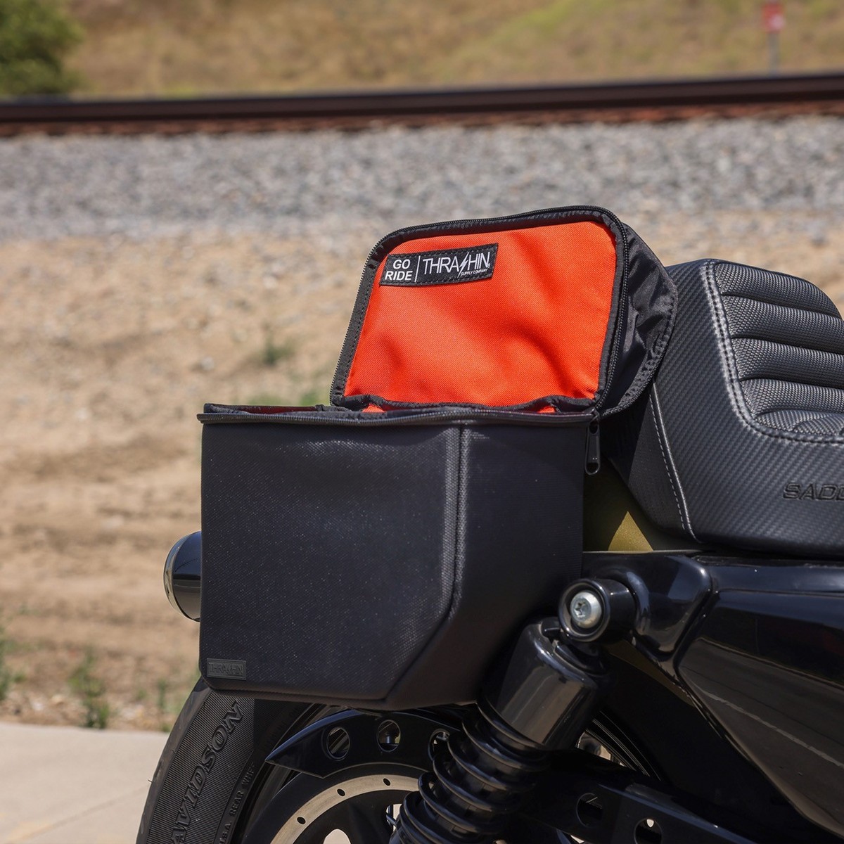 THRASHIN SUPPLY CO. TSB-0019 Mini Essential Saddlebags - 8 Liter