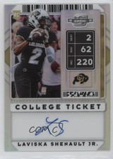 2020 Panini Contenders Draft Picks Laviska Shenault Jr #108 Auto 0rd2