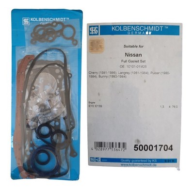 Nissan Engine Gasket Set E13 E13S Cherry Pulsar Sunny 10101-01M25 Kolbenschmidt