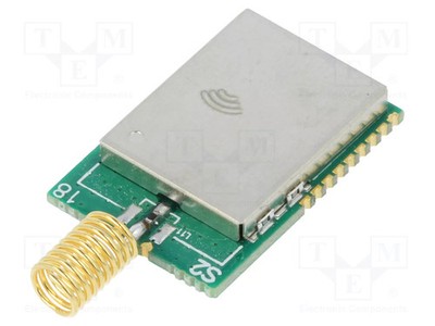 16dBm SPI Modul: RF 22x15x3,3mm 868MHz -128dBm 1,8÷3,6VDC SMD