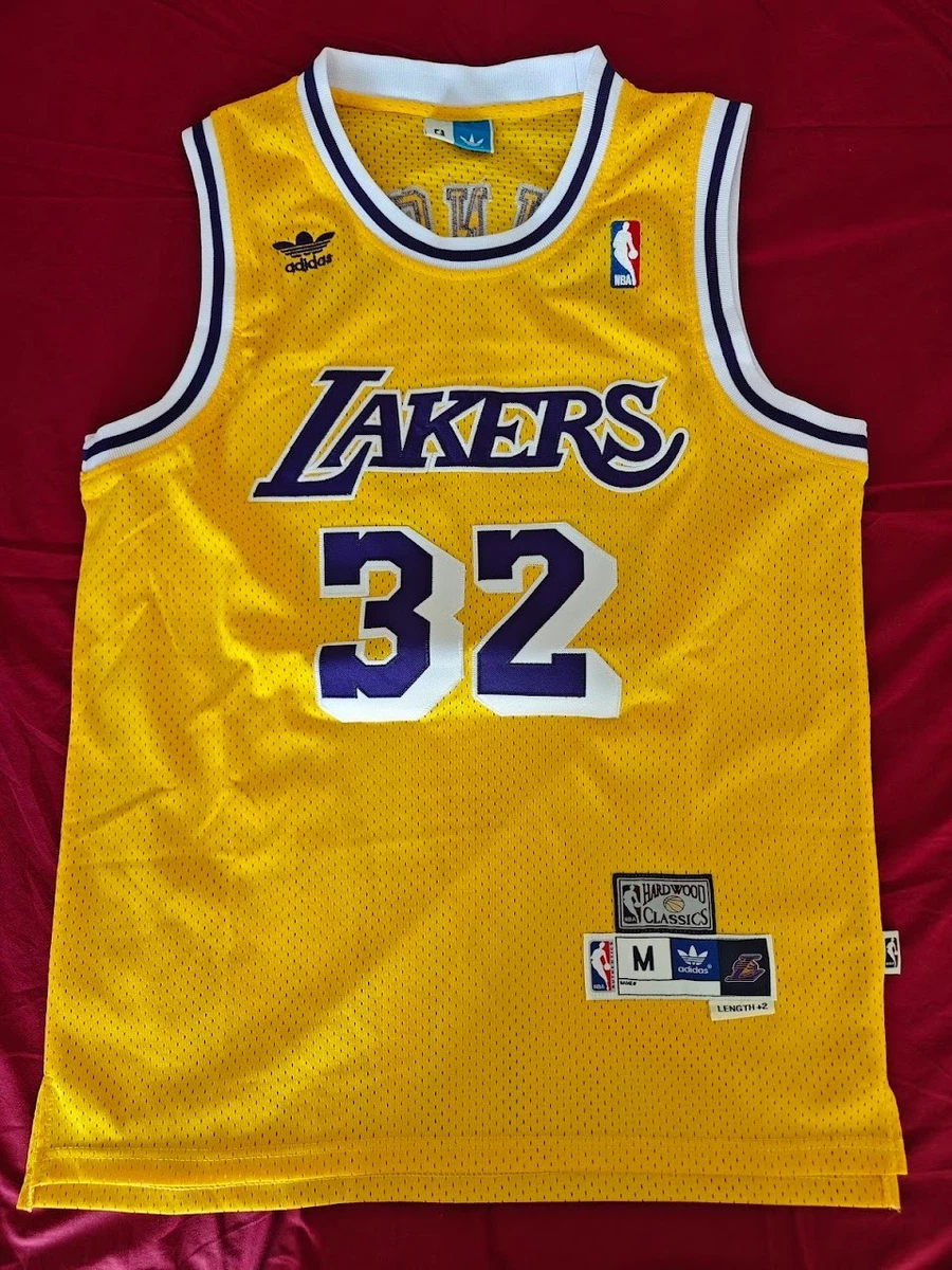 Maillot Vintage Los Angeles Lakers Magic Johnson - Taille M, Violet, Années 80