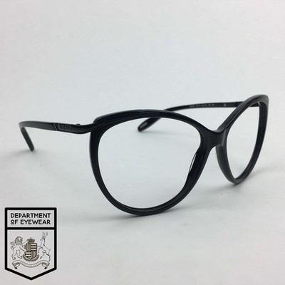RALPH LAUREN SCHWARZ oversize CAT EYE BRILLENGESTELL MOD: RA5150 501/11