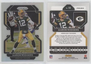 2021 Panini Prizm Silver Prizm Aaron Rodgers #138