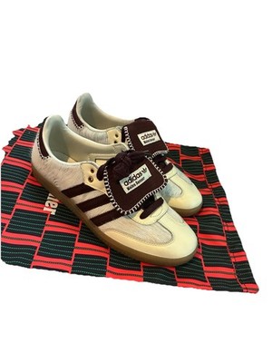 adidas Samba Wales Bonner Pony Tonal Cream White Brown Low Top Sneakers