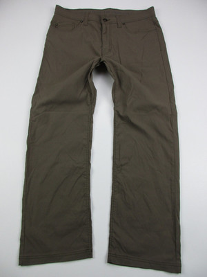 Mens 36x30 Prana Brion Pants Mud hiking climbing