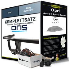 Anhängerkupplung ORIS starr für OPEL Astra K Sports Tourer +E-Satz Kit NEU