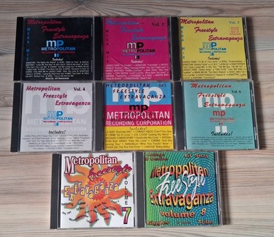 Metropolitan Freestyle Extravaganza Collection vol. 1 2 3 4 5 6 7 8 Music CD
