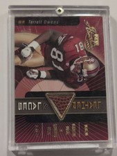2000 Playoff Absolute - Leather and Laces #TO81-B Terrell Owens Near Mint