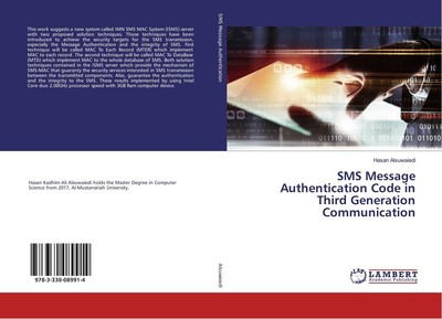 SMS Message Authentication Code in Third Generation Communication Hasan Alsuwaie
