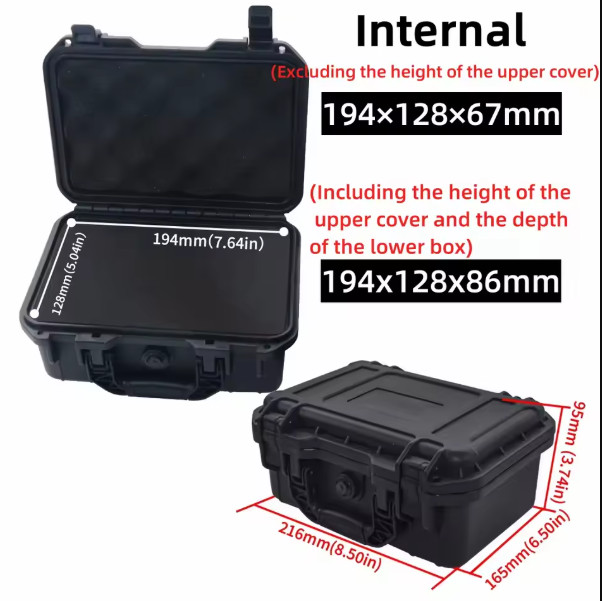 Hard Carry Case Protective Equipment Waterproof Camera Tool Travel Secure Box
