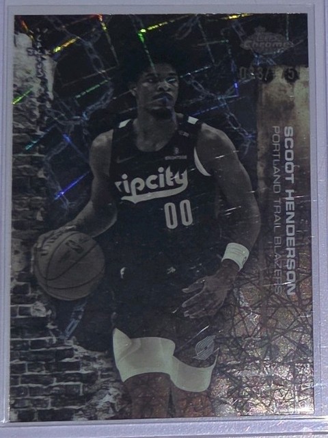 2025-26 Topps Cactus Jack Scoot Henderson #36 /175 Blazers Laser Refractor