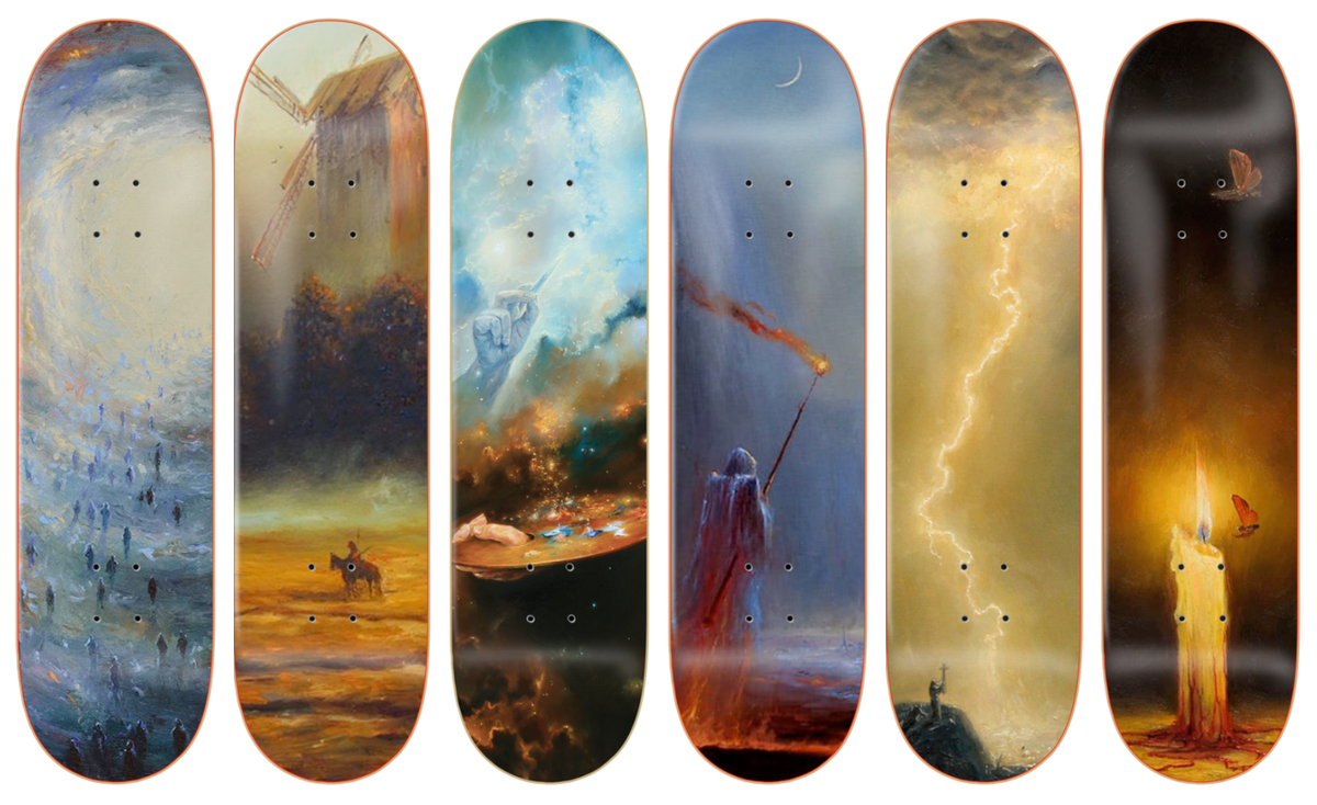 ZERO x Mariusz Lewandowski 3 Art Series Full Set 6 Skateboard